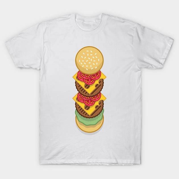 BIG BURGER T-Shirt by GeekyDoodles